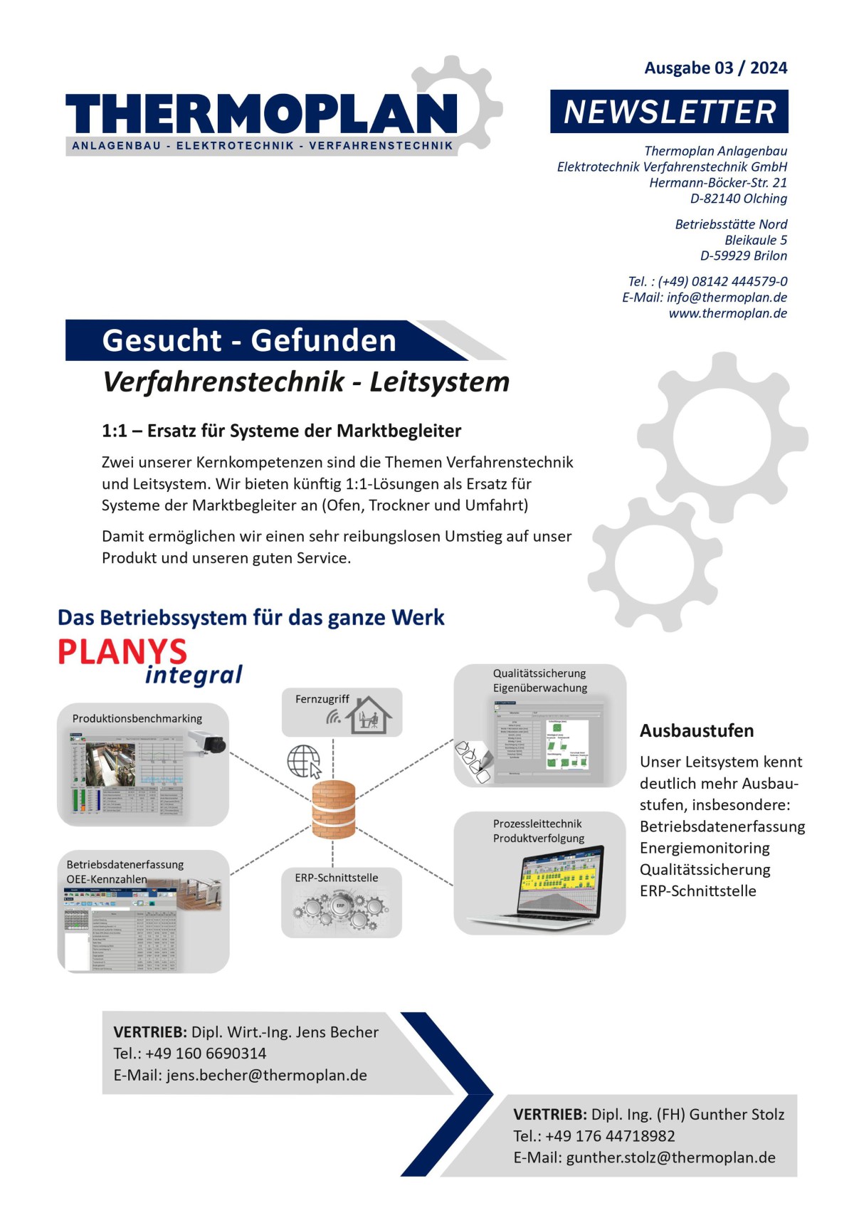 Verfahrenstechnik - Leitsystem